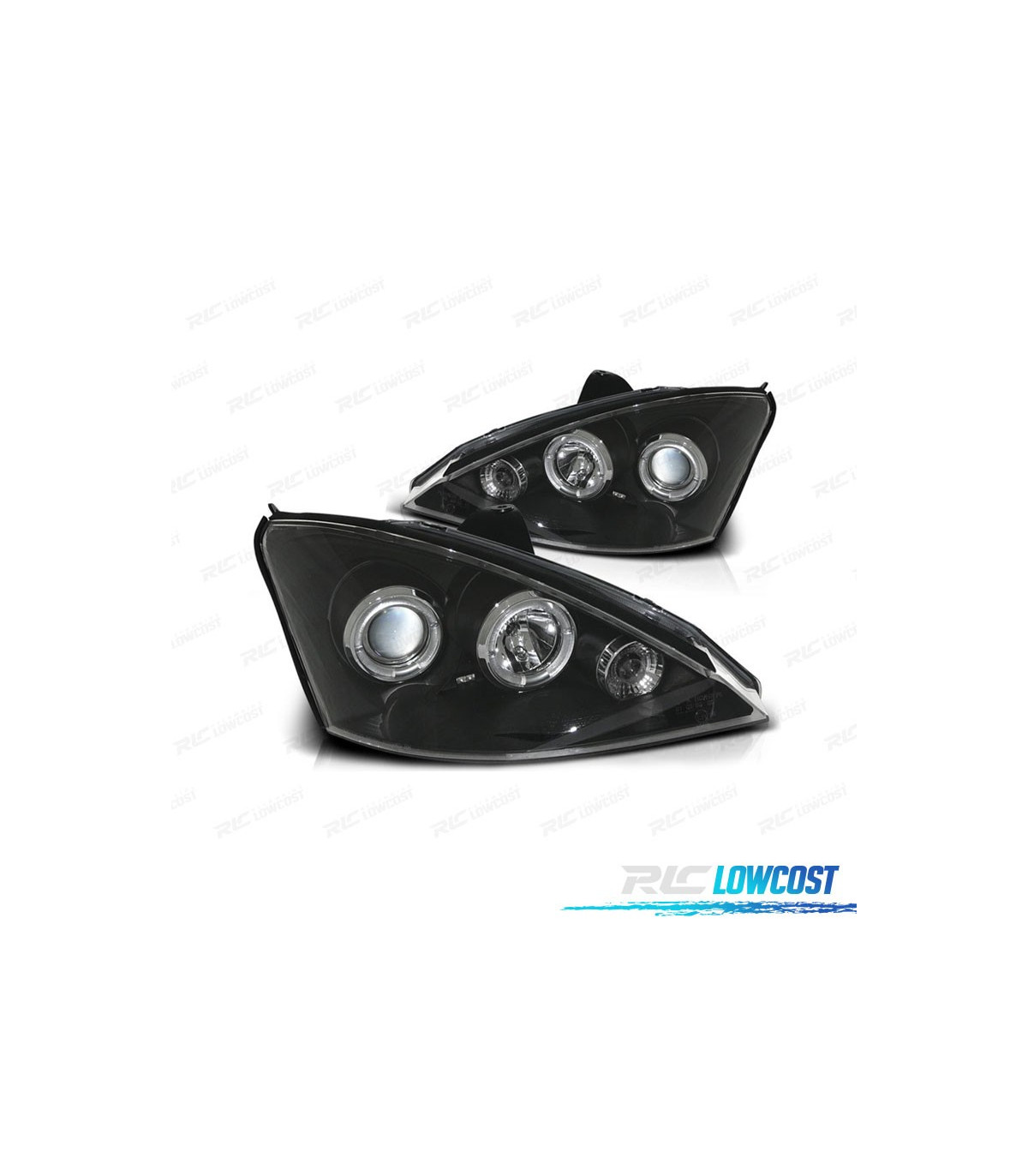 Far Is Angel Eyes Para Ford Focus Fundo Preto