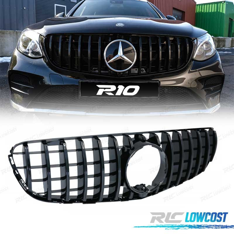 GRELHA FRONTAL PARA MERCEDES GLC W253 15 18 LOOK AMG GTR PR